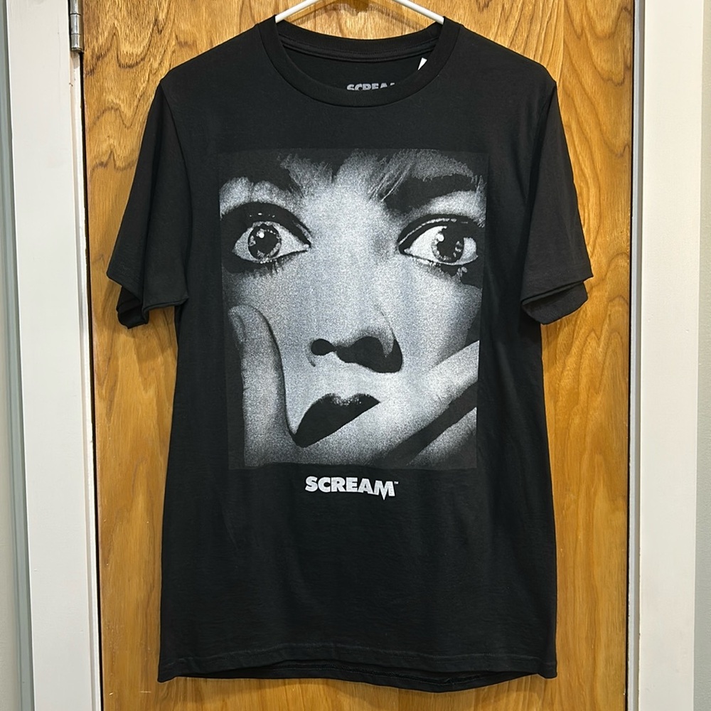 NWT Scream Graphic T-Shirt Size Small Horror Movie Tee Black Ghostface